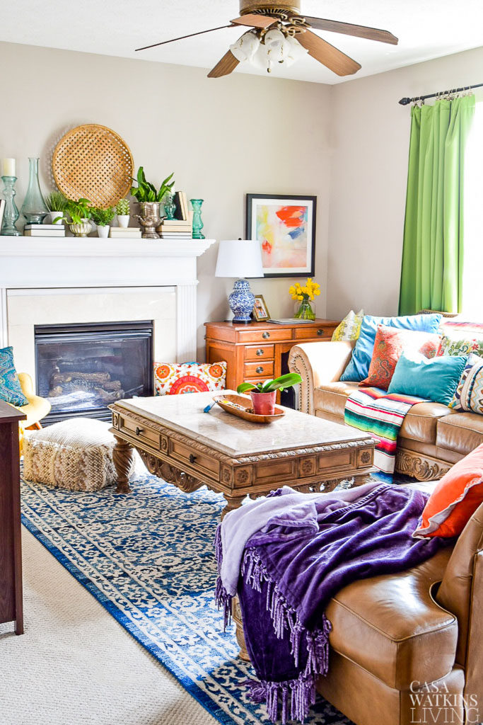 Spring Global Style Home Tour - Casa Watkins Living - Global Style Residence Makeovers