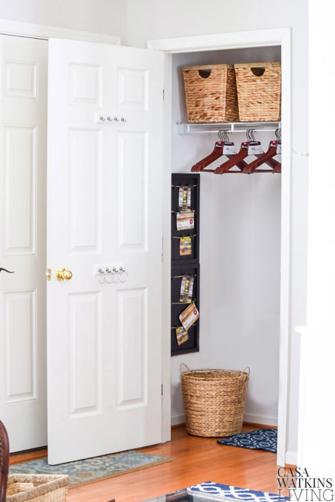 How To Organize Your Coat Closet In 15 Minutes - Casa Watkins Living