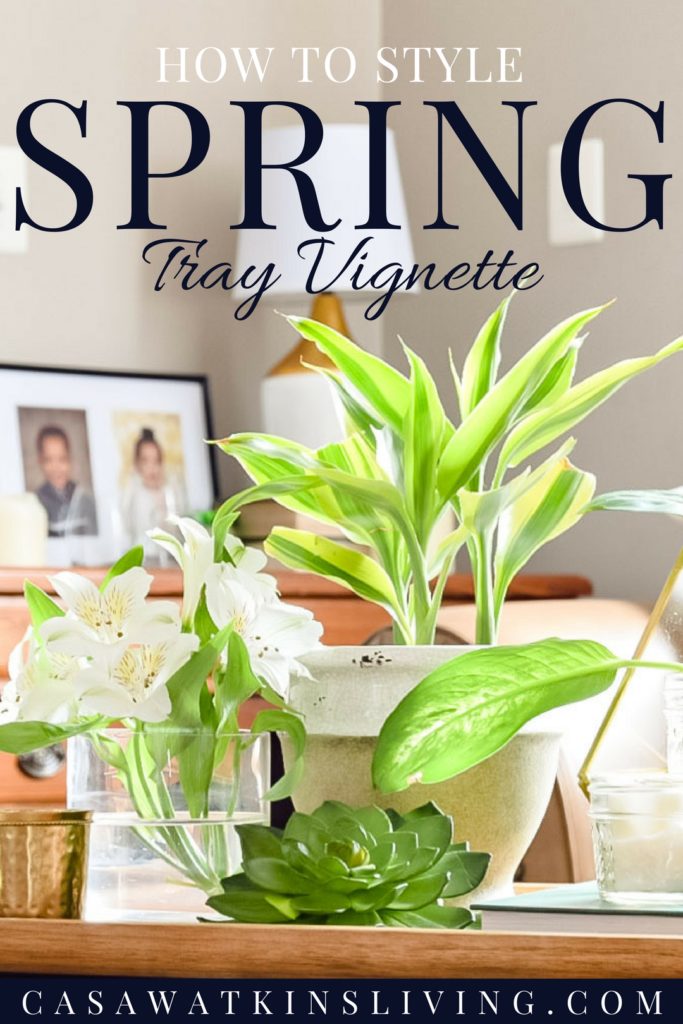 How To Style A Coffee Table Tray For Spring - Casa Watkins Living