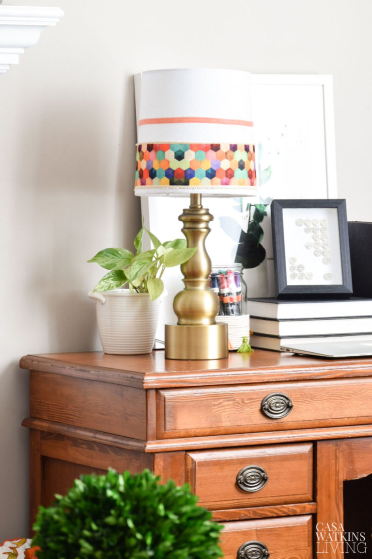 DIY Boho Chic Lamp Makeover - Casa Watkins Living