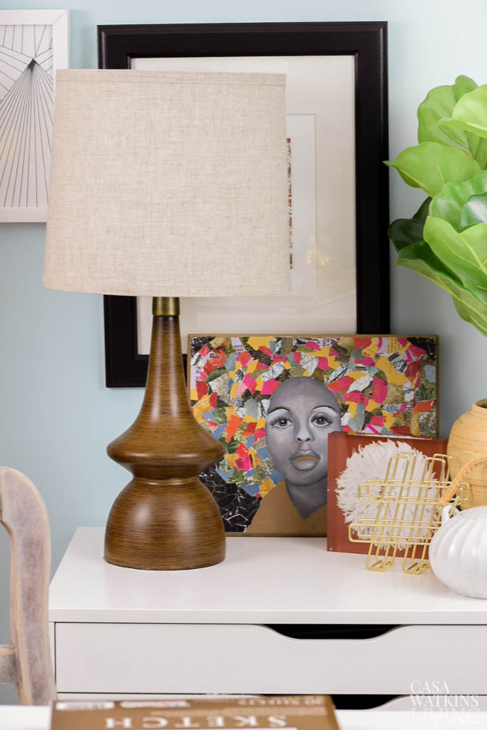 Boho Chic Craft Room and Office Reveal - Casa Watkins Living