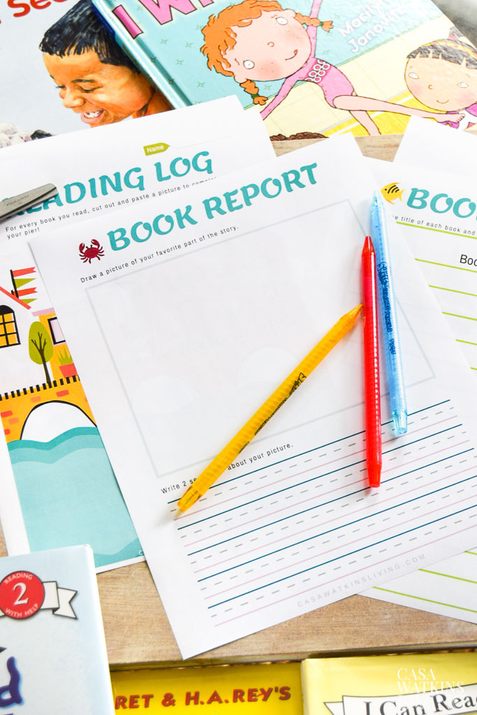 freeprintablesummerreadinglog Casa Watkins Living