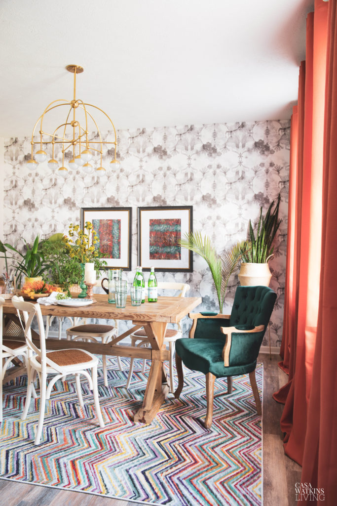 Modern Bohemian Summer Decorating For The Dining Room - Casa Watkins Living
