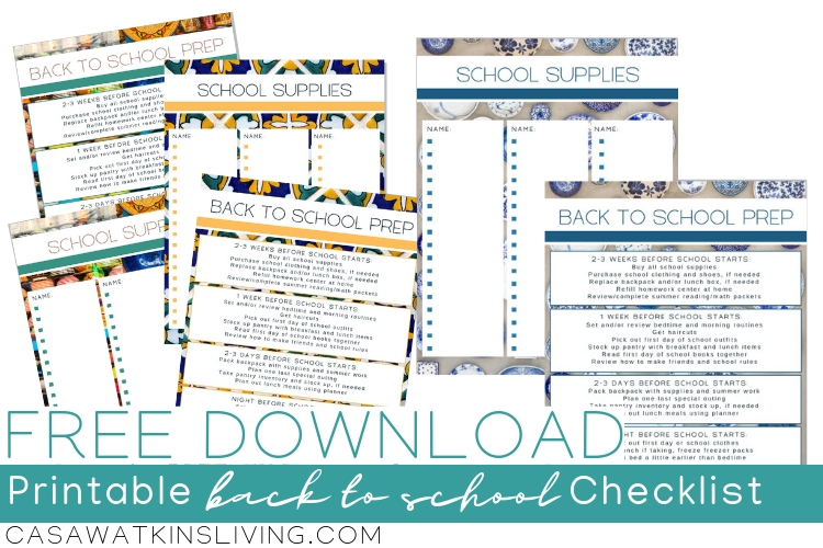 Free-printable-back-to-school-checklist-shopping-list – Casa Watkins Living