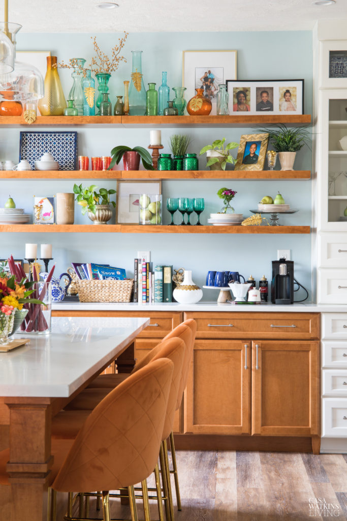 Colorful Boho Winter Kitchen - Casa Watkins Living