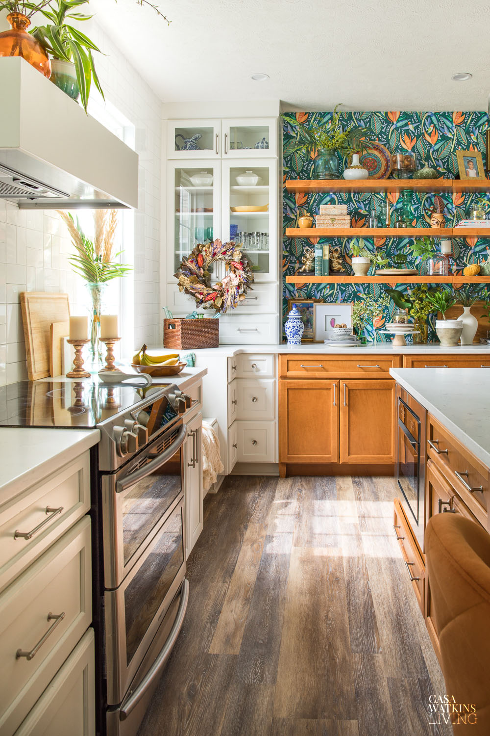 modern-boho-fall-kitchen-ideas - Casa Watkins Living
