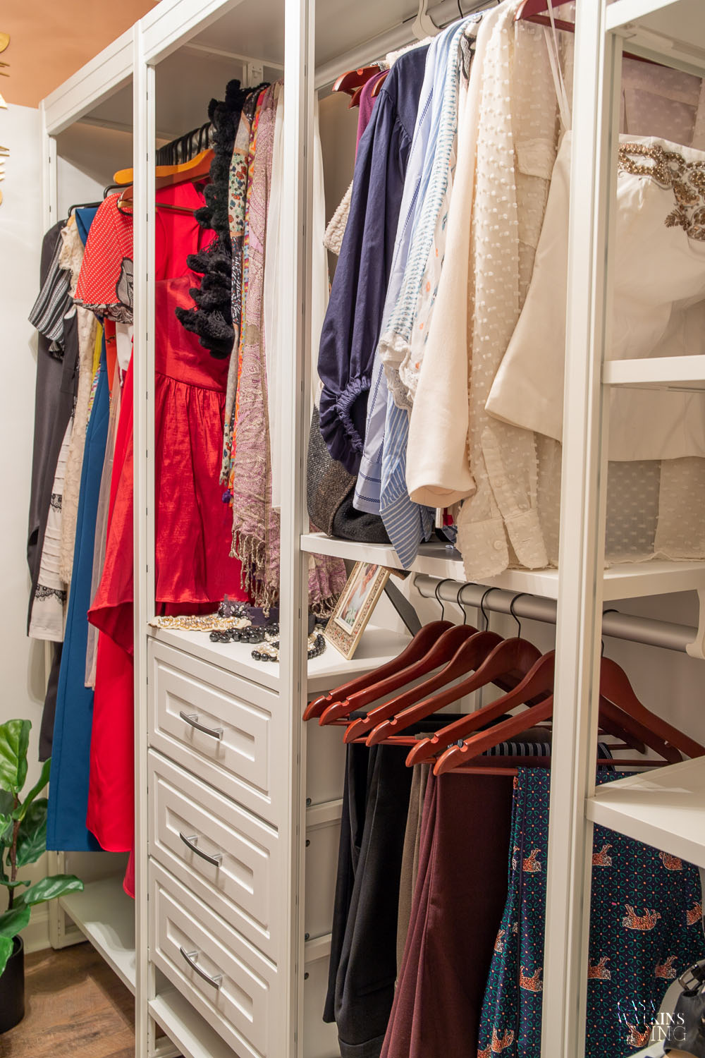 Easy DIY Closet Makeover: Her Side Closet Reveal - Casa Watkins Living