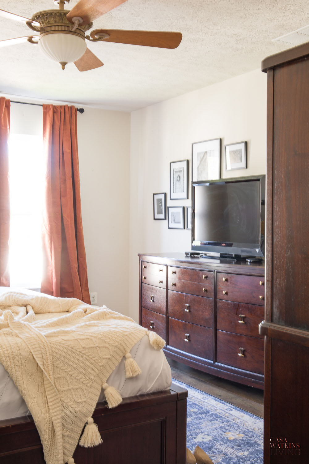 Modern Resort Style Bedroom Reveal - Casa Watkins Living