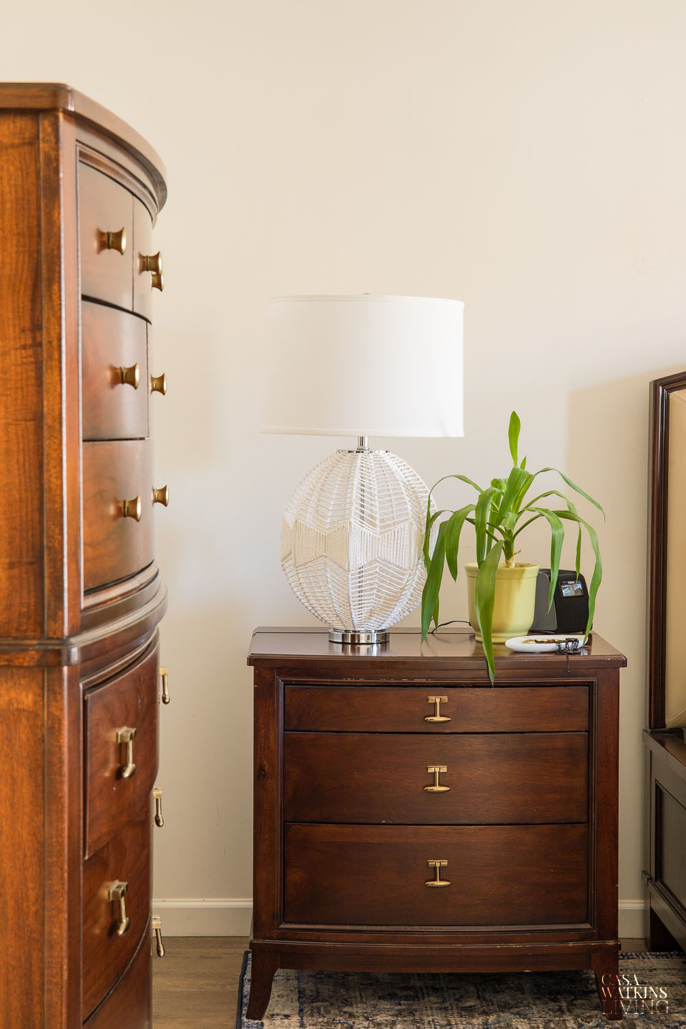 Modern Resort Style Bedroom Reveal - Casa Watkins Living