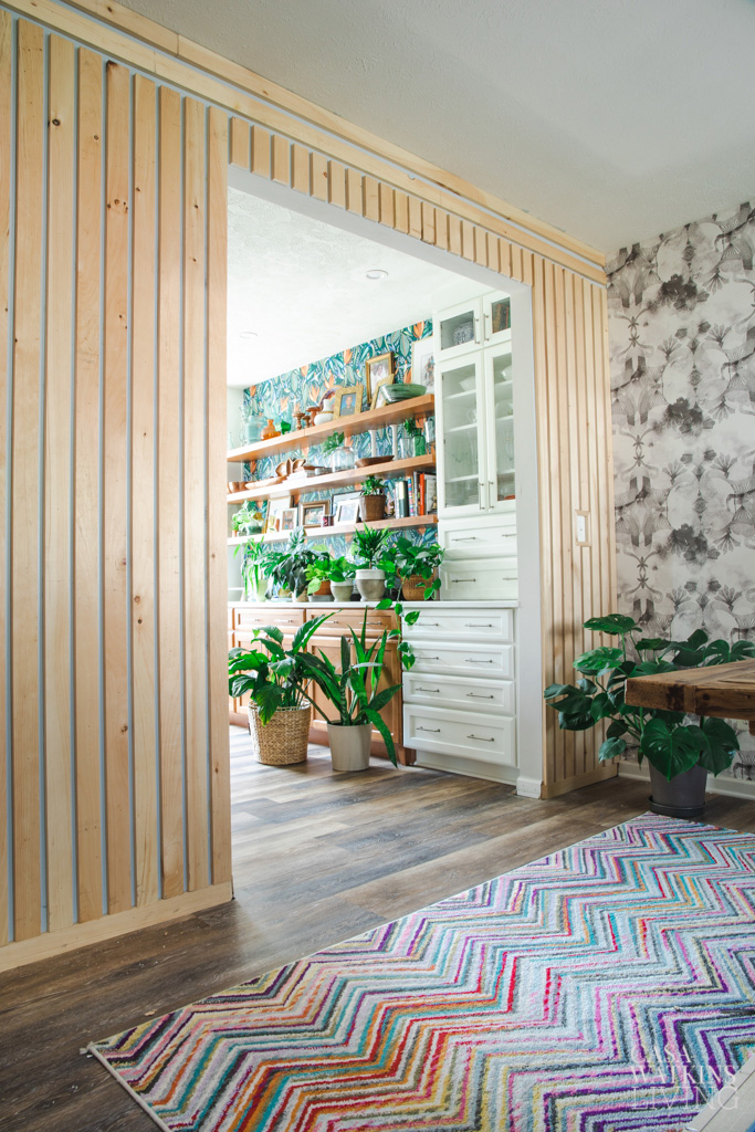 Step by Step DIY Wood Slat Wall - Hana's Happy Home