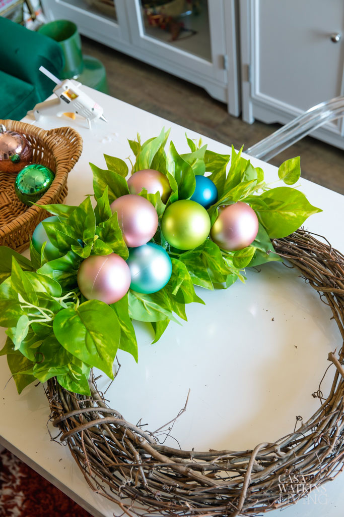 DIY Botanical Christmas Wreath - Casa Watkins Living